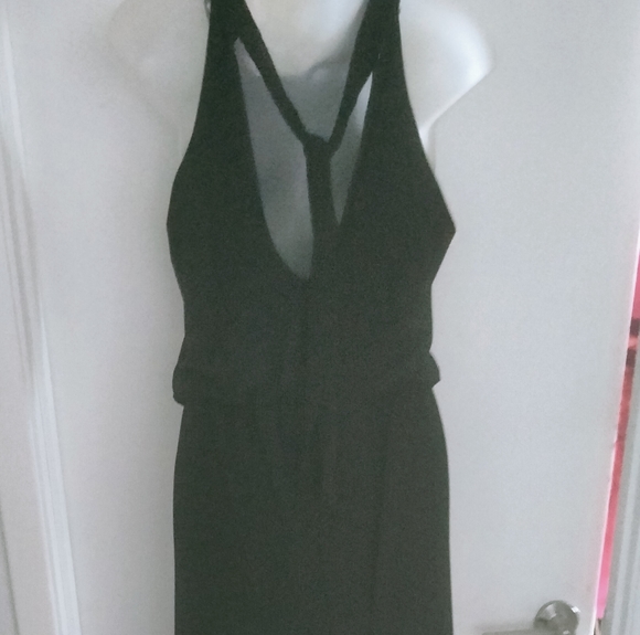 Black Halter Jumpsuit - Picture 3 of 3